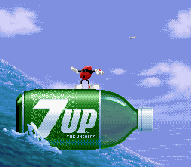 Cool Spot branded game screenshot