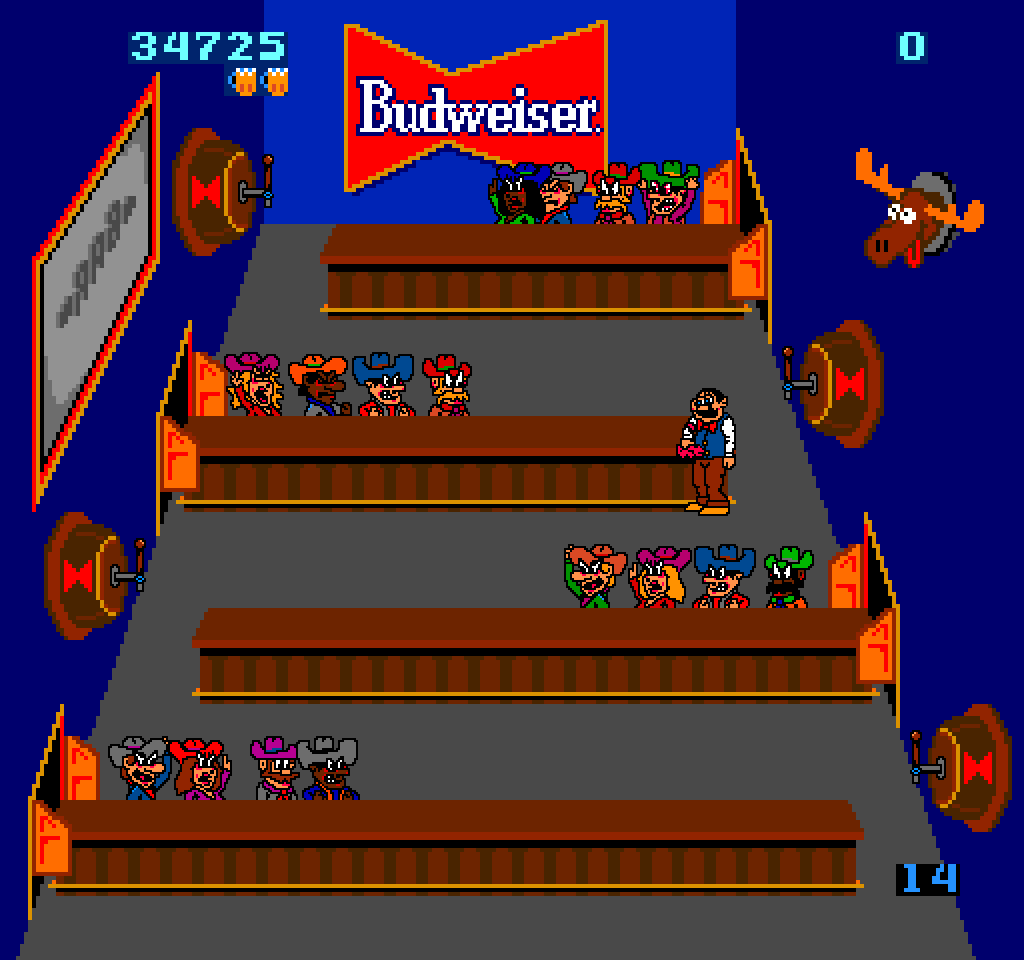 Tapper advergame screenshot